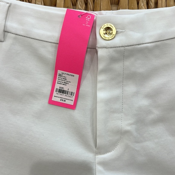 NWT Lilly Pulitzer 5” Gretchen High Rise Short, size 2 - Picture 2 of 5
